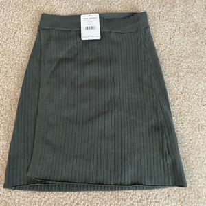 Free People Faux Wrap Mini Skirt